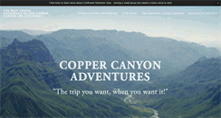 Desktop Screenshot of coppercanyonadventures.com